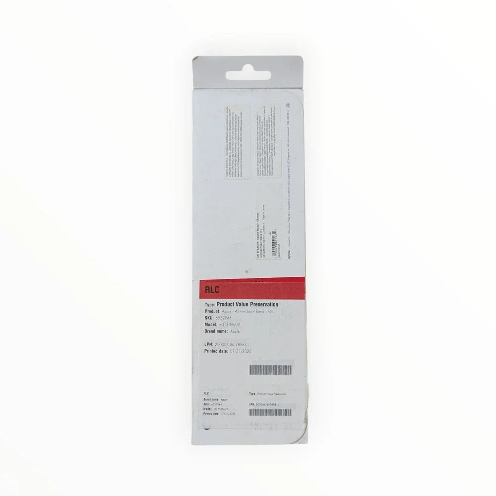 Oo1-O Genuine Apple Watch‎ Sport Band (45mm | M/L) - Midnight